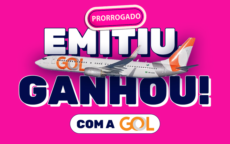 capa campanha - Emitiu, ganhou GOL-NACIONAL
